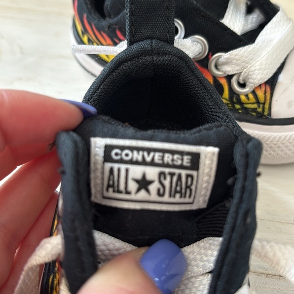 Converse Kids Street Slip Into The Flames Toddler Size 2 - Picture 2 of 6